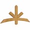 Ekena Millwork Alberta Rough Sawn Timber Gable Bracket, Western Red Cedar, 60"W x 25"H x 2"D x 4"F, 10/12 Pitch GBW060X25X0204ALB00RWR - alternate 5